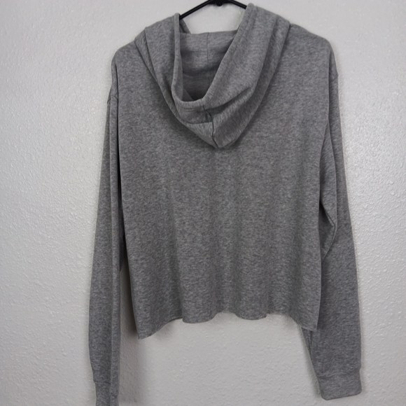 Public Library Hoodie XL Gray Cherubs Graphics Sweatshirt Pullover - Picture 3 of 10